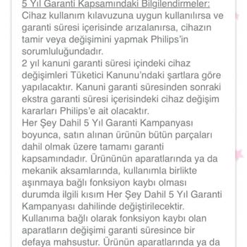 Philips Süpürge Tutma Sapı Kırığı Garanti Kapsamına Alınmıyor