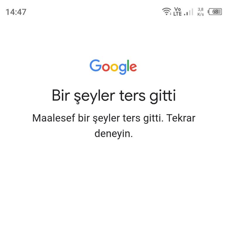 Google Hesabı Oturum Açma Sorunu Ve Acil Yardım Talebi