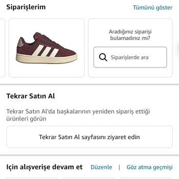 Amazon'dan Sipariş Edilen Ayakkabıların Teslim Edilmemesi Ve Para İadesi Sorunu
