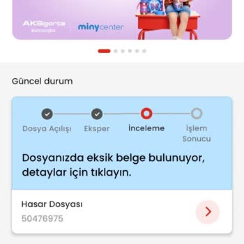 Aksigorta Hasar Dosyamın Sonuçlandırılmaması Ve Ödeme Gecikmesi