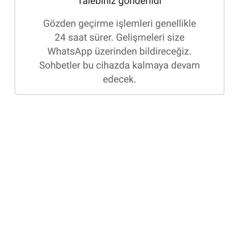 WhatsApp Hesabım Haksız Yere Engellendi