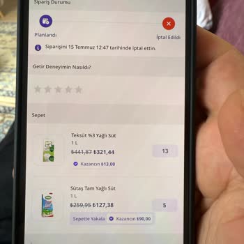 Getir Teknik Hata Sonrası Kuponum ve İadem Tanımlanmadı