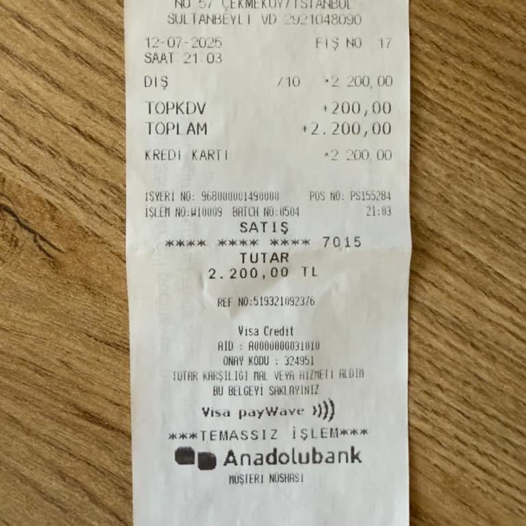 Fatura Talebim Karşılanmıyor, İşlemimin Belgesi Verilmiyor