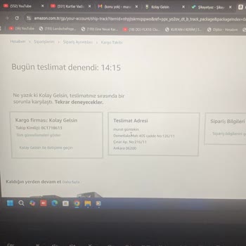 Teslimat Yapılmadan 'Evde Yoktunuz' Mesajı Ve Müşteri Hizmeti Sorunu