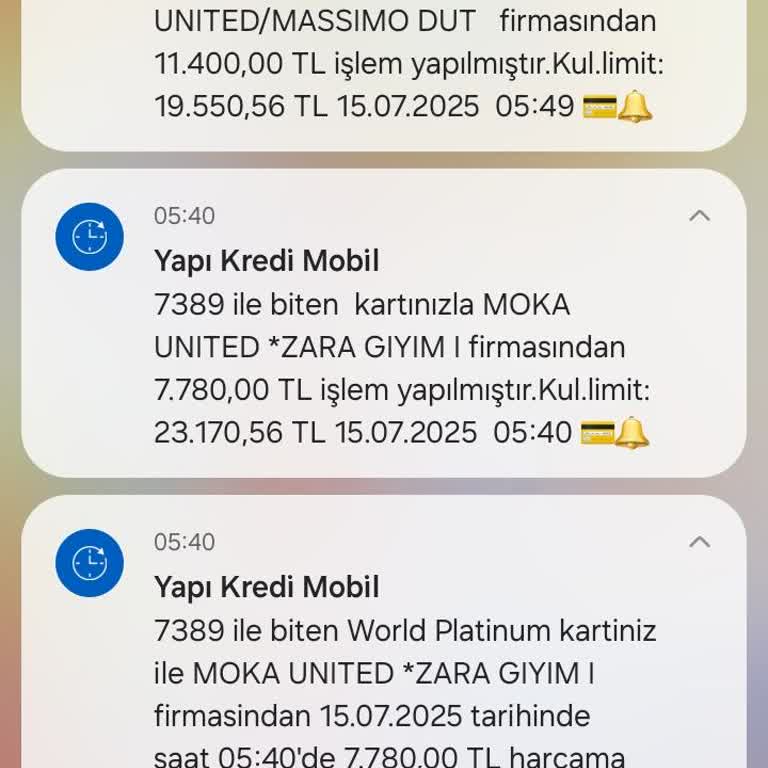 Araç Kiralama Sonrası Kredi Kartıma İzinsiz İşlem Girişimleri
