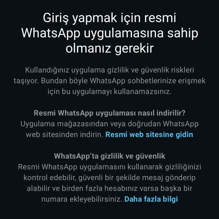 WhatsApp Hesabımda Sürekli Hata ve Destek Eksikliği
