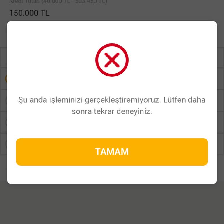 VakıfBank Mobilde Kredi Başvurusu Yapılamıyor