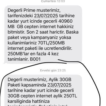 Türk Telekom'da Çekim Sorunu Ve Boşuna Harcanan İnternet Paketi