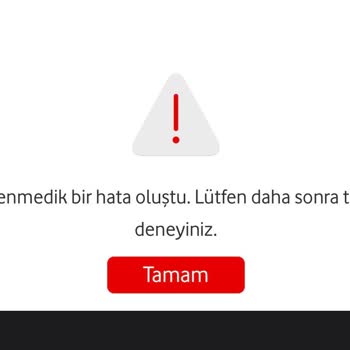 Vodafone OneNumber Servisi Sürekli Hata Veriyor, Çözüm Yok