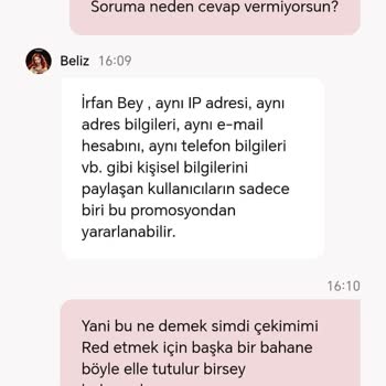 Çekim Taleplerim Sebepsizce Reddedildi, Bakiye Silindi