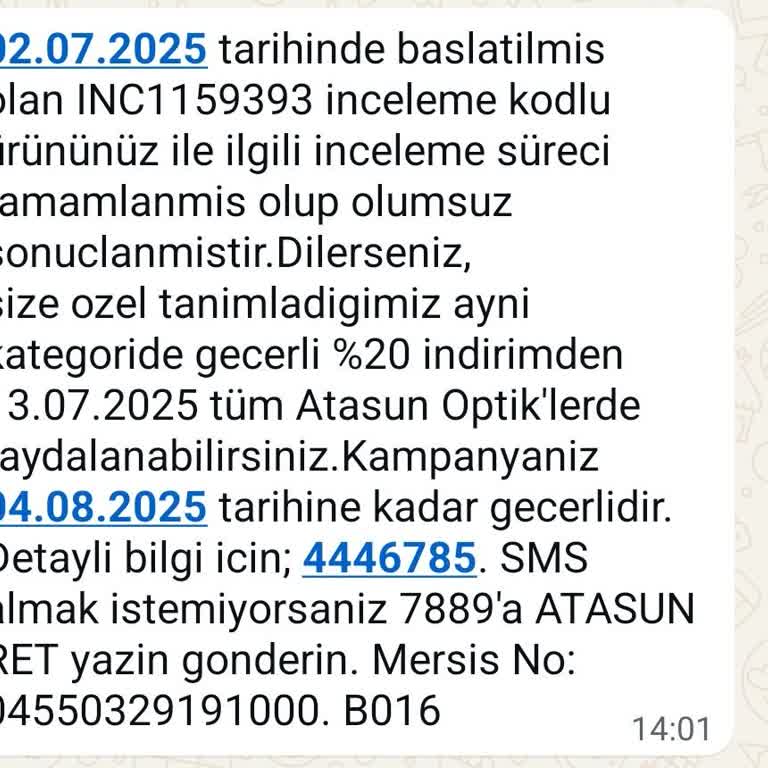 Armani Gözlükte Sürekli Cam Düşmesi Ve Yetersiz Garanti Hizmeti
