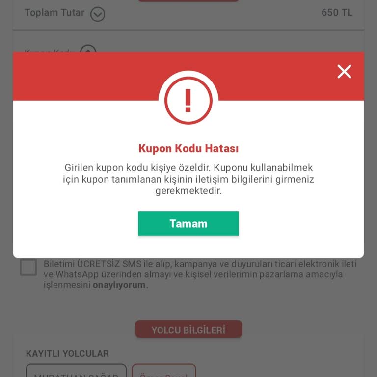 Kişisel Kupon Sorunu Ve Yetersiz Müşteri Hizmetleriyle İade Mağduriyeti