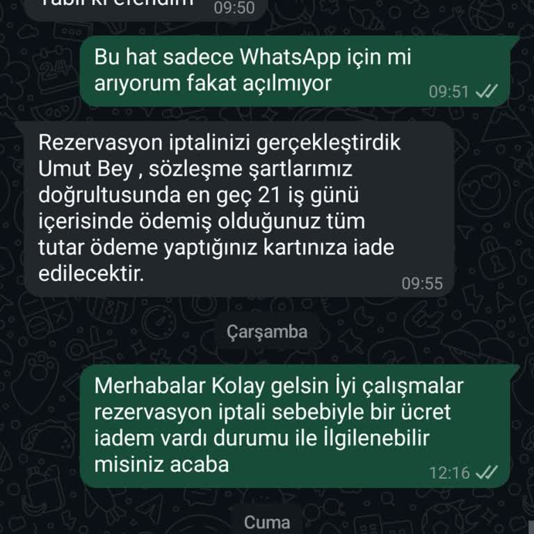 Otel Rezervasyon İptalinde İade Yapılmıyor Mu