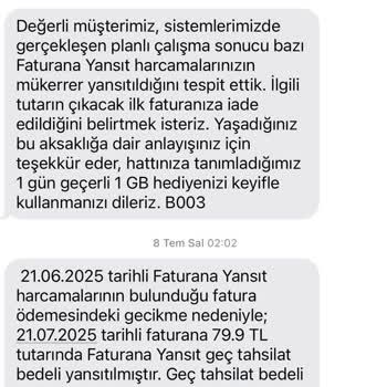 Vodafone Premium Yanımda Üyeliği Sonrası Haksız Faturalandırma Ve İletişimsizlik