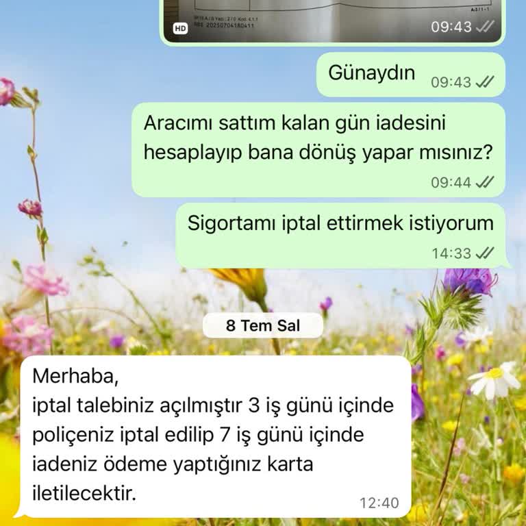 Trafik Sigortası İptali Gecikti, Mağduriyet Yaşıyorum