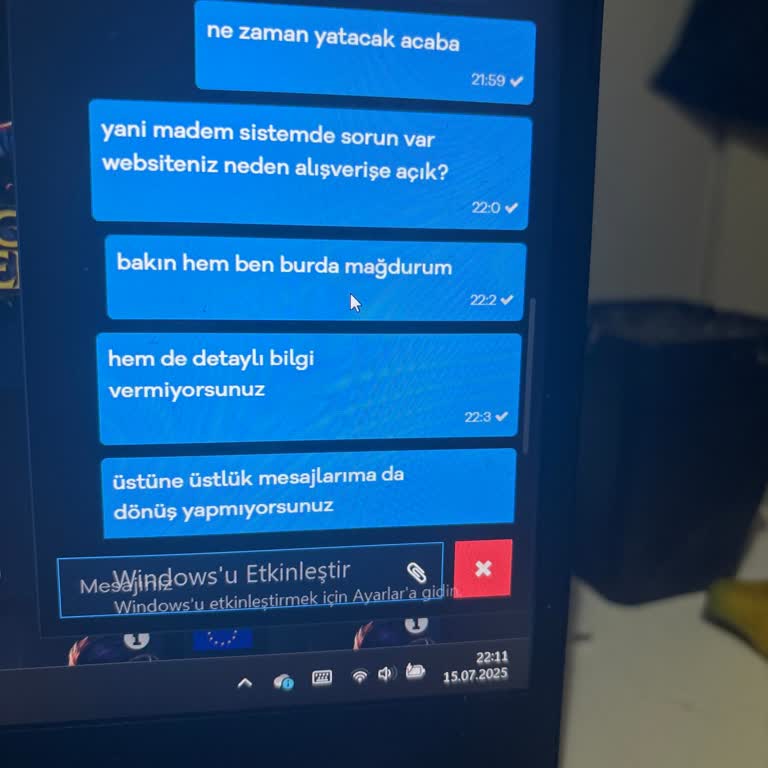 Satın Aldığım RP Teslim Edilmedi Müşteri Hizmetlerinden Dönüş Alamıyorum