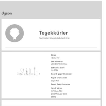 Dyson V12 Süpürgede Kısa Sürede Soyulma Sorunu