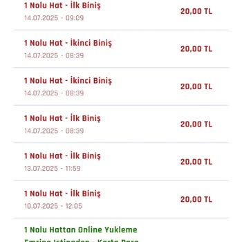 Otobüs Kartımdan Hatalı Para Çekimi Yapıldı