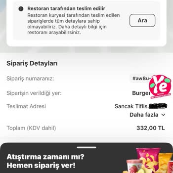 Yemeksepeti Siparişim Saatlerdir Teslim Edilmedi, Müşteri Hizmeti Yetersiz Kaldı