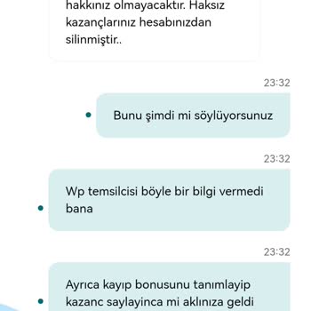 Kazancım Reddedildi Bonus Hakkım Olduğu Halde Ödeme Yapılmadı
