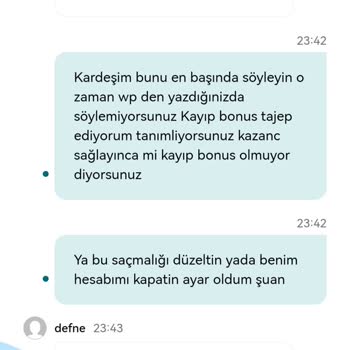 Kazancım Reddedildi Bonus Hakkım Olduğu Halde Ödeme Yapılmadı