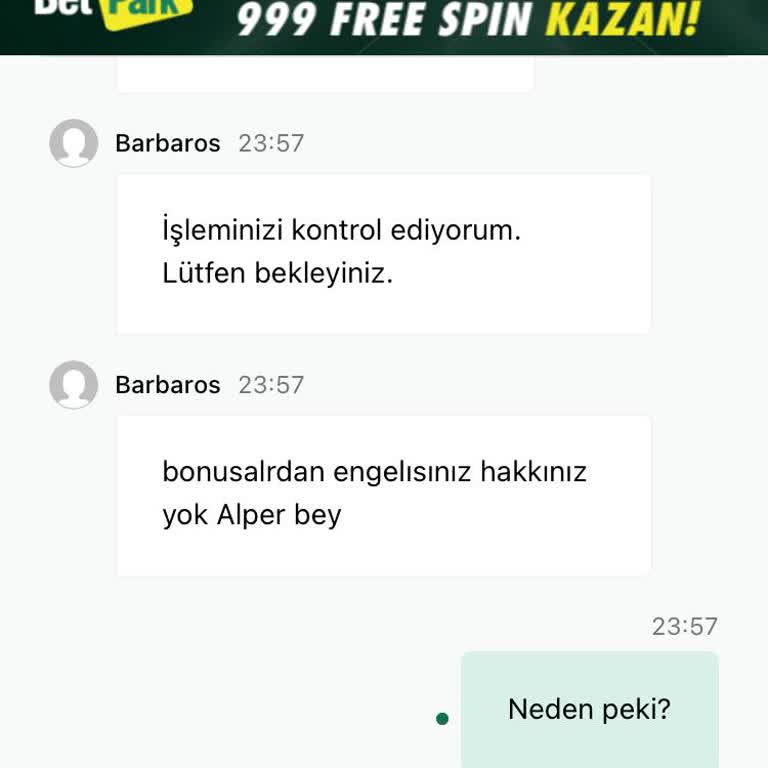 Bonus Engeli Nedeniyle Kayıp Bonusu Alamama Ve Müşteri Hizmetlerinden Yetersiz Destek