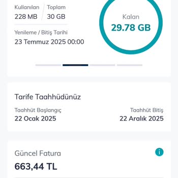 Türk Telekomda 30 GB Ek Paketim Vadesi Beklenenden Önce Doldu Mağdurum