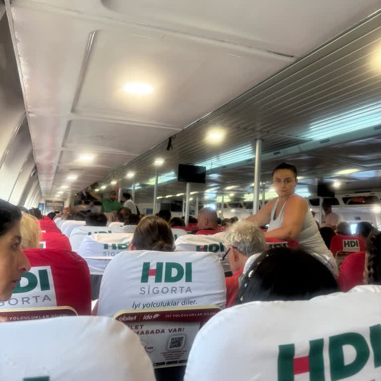 İDO Avşa-Yenikapı Seferinde Klimalar Çalışmıyor, Yolcular Zor Anlar Yaşadı