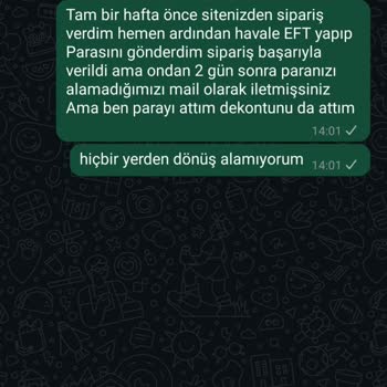 Stepup Siparişim Ve Ödememle İlgili İletişimsizlik Sorunu