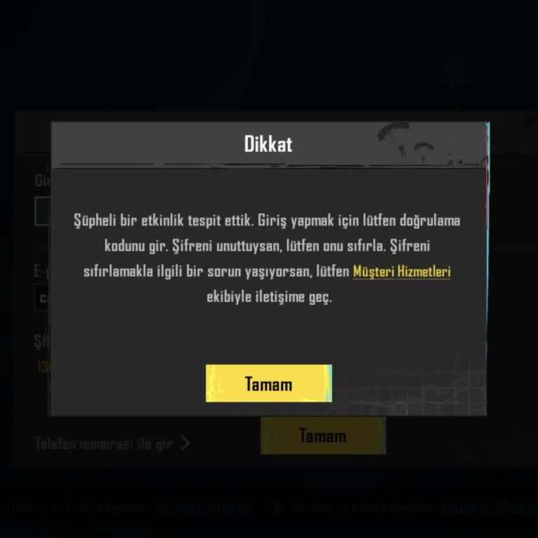Oyun Dinar Satın Aldığım Oyunun Hesabı Boş ve Kullanılamaz Çıktı