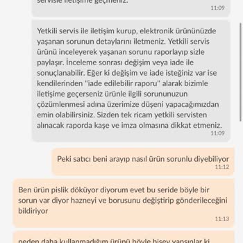 Aldığım Süpürge İadesi Reddedildi Ve Sorunlarım Çözülmedi