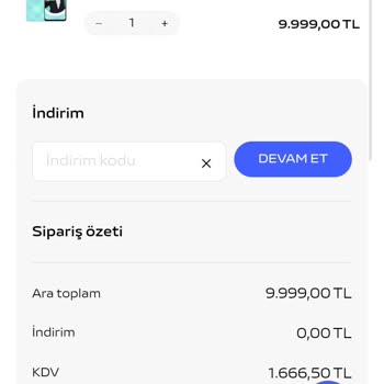 Vivo Sitede Gösterilen İndirim Alışverişte Geçerli Değil