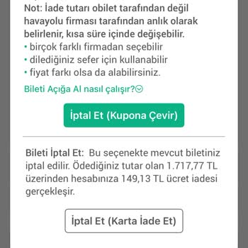 Uçak Bileti İptalinde Yetersiz İade Ve Mağduriyet