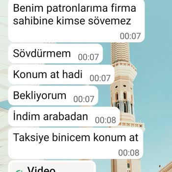 Yanlış Yerde İndirilen Yolcuya Küfürlü Mesaj Gönderilmesi