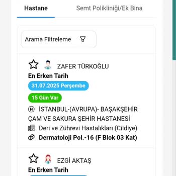 MHRS Randevu Sisteminde Kullanıcıya Göre Değişen Randevu Erişimi Sorunu