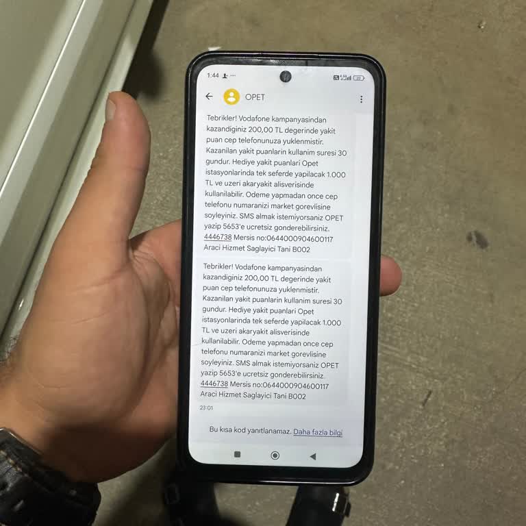 Opet Haliliye Şubesinde Kampanya Puanı İle Yakıt Sorunu