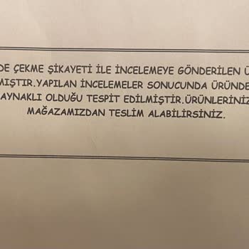Kusurlu Ürüne Karşı İlgisiz Yaklaşım Ve Hayal Kırıklığı