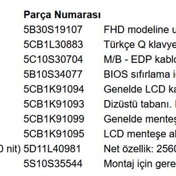Lenovo Eksik Parça Teklifleri Ve Yetersiz İletişim Nedeniyle Onarım Sürecinde Yaşanan Sorunlar