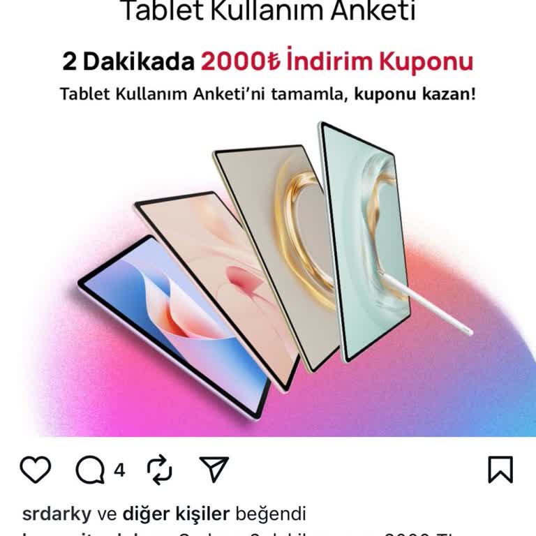 Huawei Topluluğunun Instagram Anketinde Kupon Verilmemesi Mağduriyeti