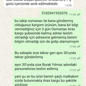 Assur Marka Matkabım Garanti Sürecinde Kayboldu Ve İletişim Sağlanamıyor