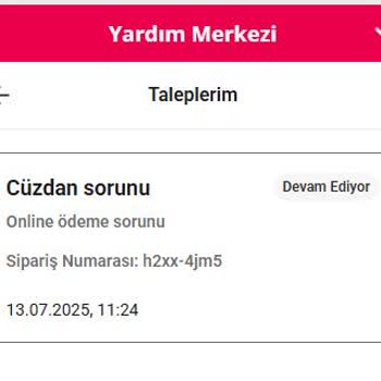 Online Ödeme Sonrası İptal Edilen Siparişin Ücreti İade Edilmiyor, Müşteri Hizmetlerine Ulaşılamıyor