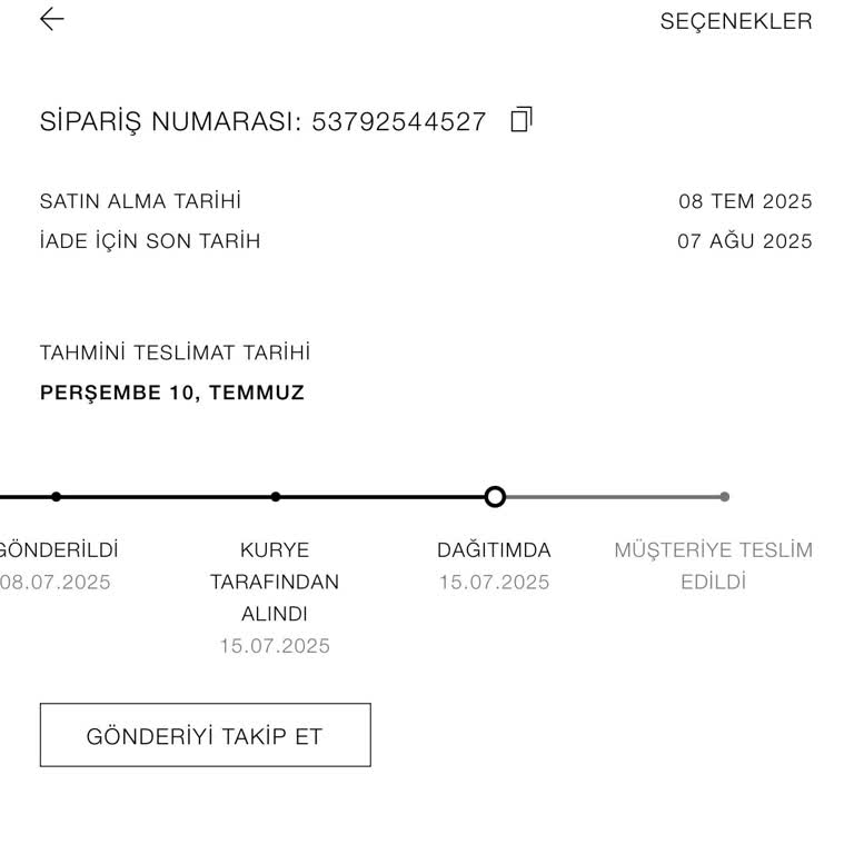 Zara Siparişim Teslim Edilmedi, Kargo Ve Destek Hattı Cevapsız Kaldı