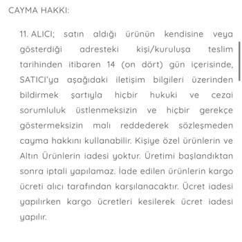 Çizim Kolye Siparişimde İade Sorunu Ve Suçlayıcı Tavır