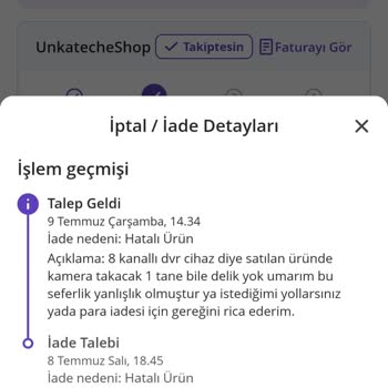 Yanlış Ürün Gönderildi, İade Süreci Uzadı