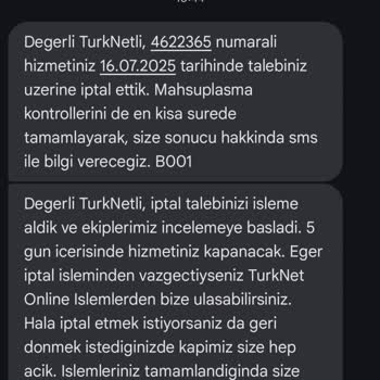 TurkNet'in Yanıltıcı Altyapı Bilgilendirmesi Ve Mağduriyet