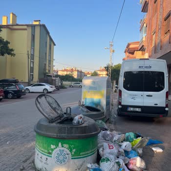 Çöp Konteynerlerinin Kötü Kokusu Ve Görüntüsü Rahatsız Ediyor