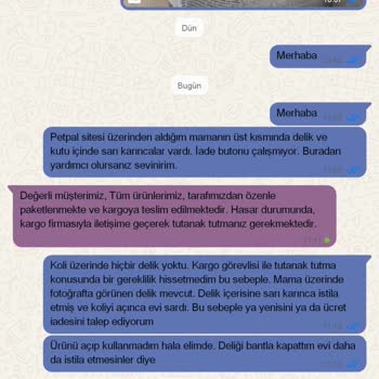 Kedi Mamasında Delik Ve Karınca Sorunu Markadan Destek Alamıyorum