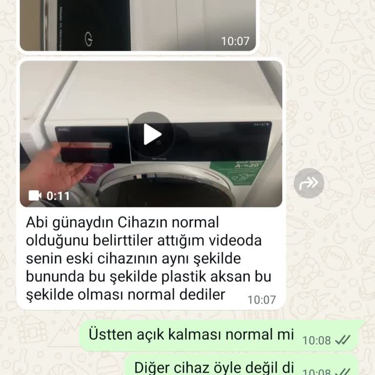 Bosch Çamaşır Makinesi Deterjan Kapağı Sorunu Çözülmedi, Geri Dönüş Yok