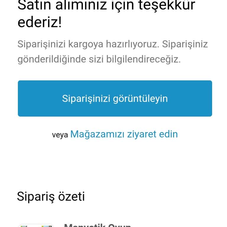 Sipariş Sonrası İletişimsizlik Ve Güvensizlik Yaşadım