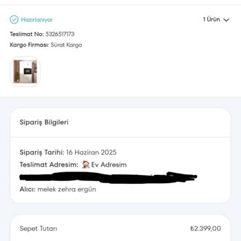 Bir Ayı Geçen Teslimat Gecikmesi Ve Çözüm Eksikliği